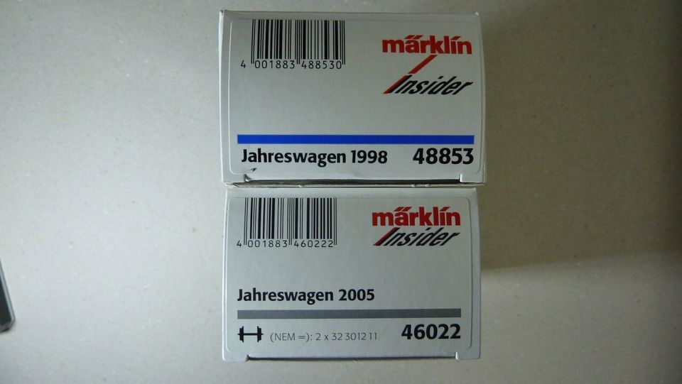 Von Märklin: 2x Insider + "Hackerbräu",zu je 10,00€ NEU/OVP's in Schonungen