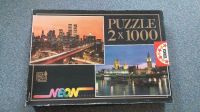 2× 1000 Teile Puzzle - New York & London Parliament Sachsen - Klipphausen Vorschau