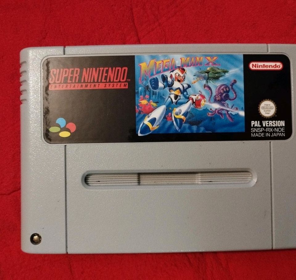 Super Nintendo Spiel, Mega Man X in Weißenburg in Bayern