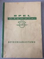 Betriebsanleitung OPEL Olympia 1954 Hessen - Bensheim Vorschau