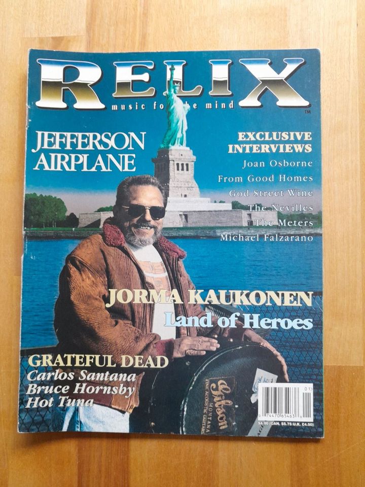 RELIX VOL.23,NO.1 - GRATEFUL DEAD,JEFFERSON AIRPLANE,SANTANA in Jardelund