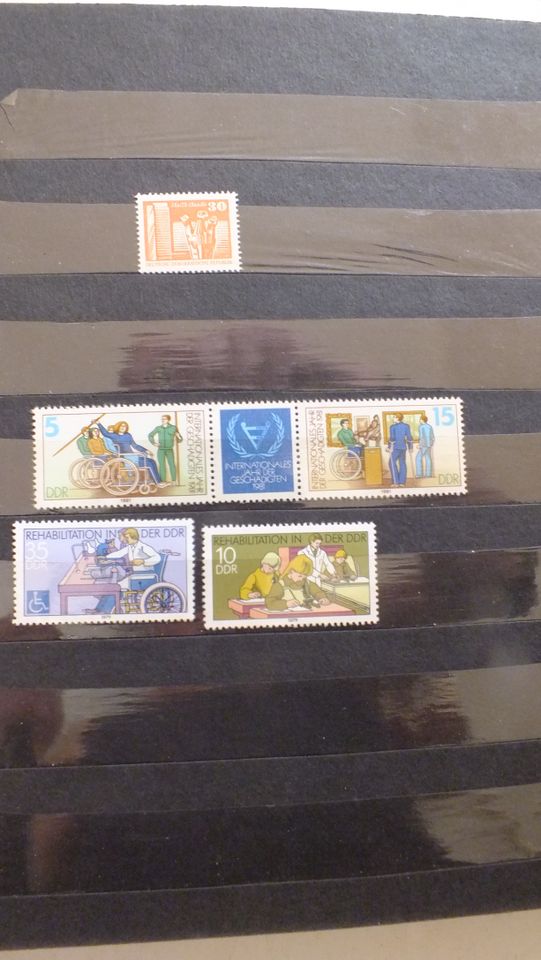 DDR / BRD Briefmarken Sammlung Teil 2 in Samtens