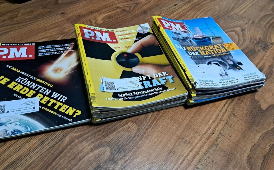 P.M. Magazin Zeitschriften 2021/2022/2023 abzugeben in Dalum