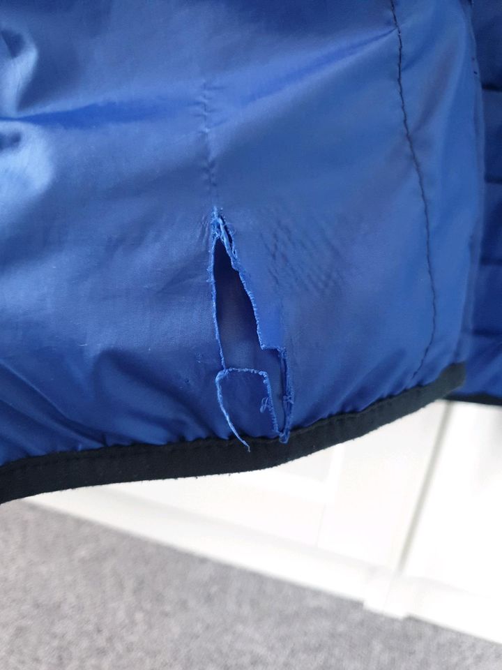 Jacke leicht Sommer Frühling Steppjacke Jack & Jones Gr. 140 blau in Osterby bei Medelby