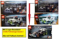 Lego Technic, 2 Duo-Bausatz, Polizeiauto, Rennwagen, Pullback-Mot Nordrhein-Westfalen - Telgte Vorschau