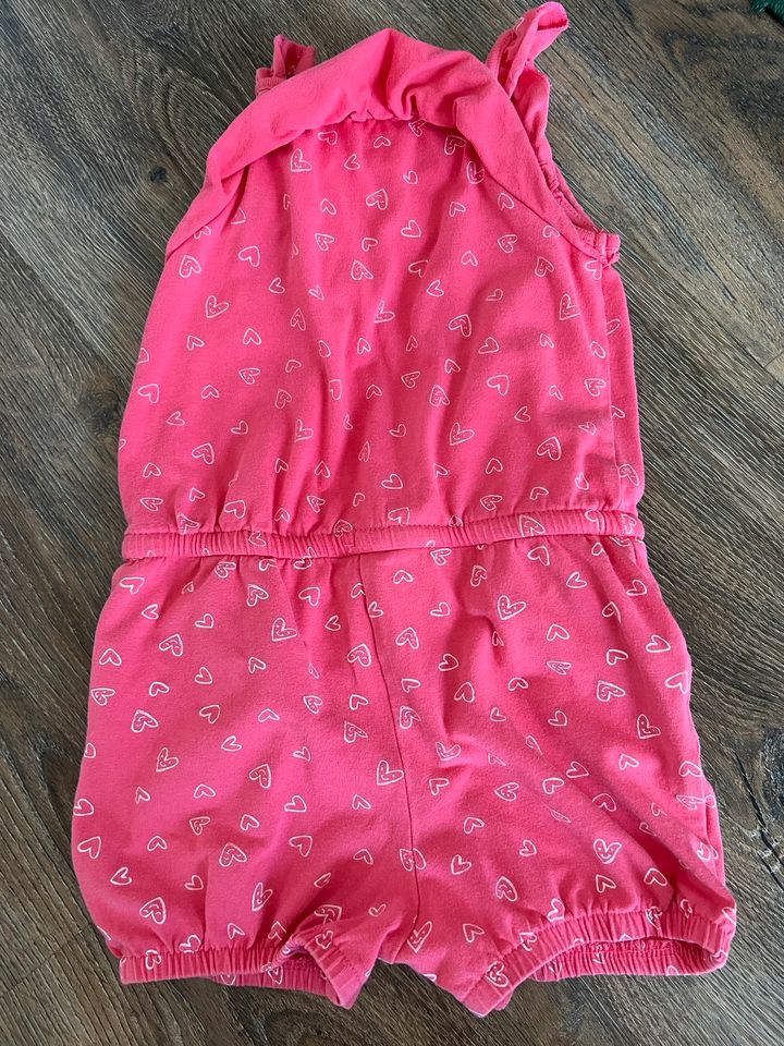 Süßer rosa Jumpsuit Einteiler Gr. 86 Topomini in Buchloe