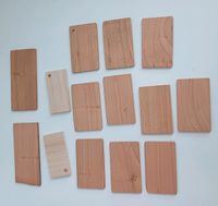 Holzgeschenkanhänger Tischkarten Hessen - Linden Vorschau