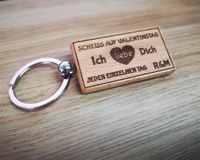 Schlüsselanhänger Valentinstag Anhänger mit Wunschgravur Niedersachsen - Cloppenburg Vorschau