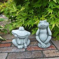 Steinfigur Frosch 2er Set Kröte Nordrhein-Westfalen - Korschenbroich Vorschau