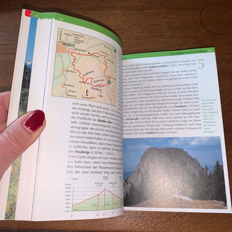 Das neue Alpen Wanderbuch - Alle Touren mit Detailkarten in Gmund