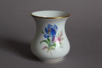 Meissen Bunte Blume Kleine Vase Goldrand Frankfurt am Main - Ostend Vorschau