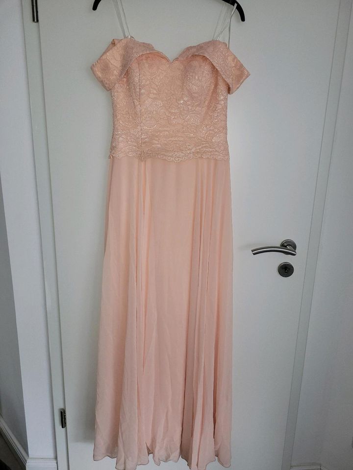 Abendkleid Chiffonkleid mit Spitze, Gr, 38, Rosa in Sehnde