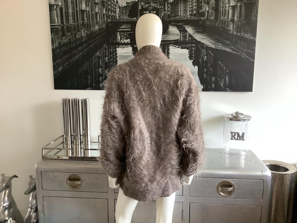 Lynn Alissot Strickjacke Cardigan 78% Mohair 13% Wolle braun in Hamburg