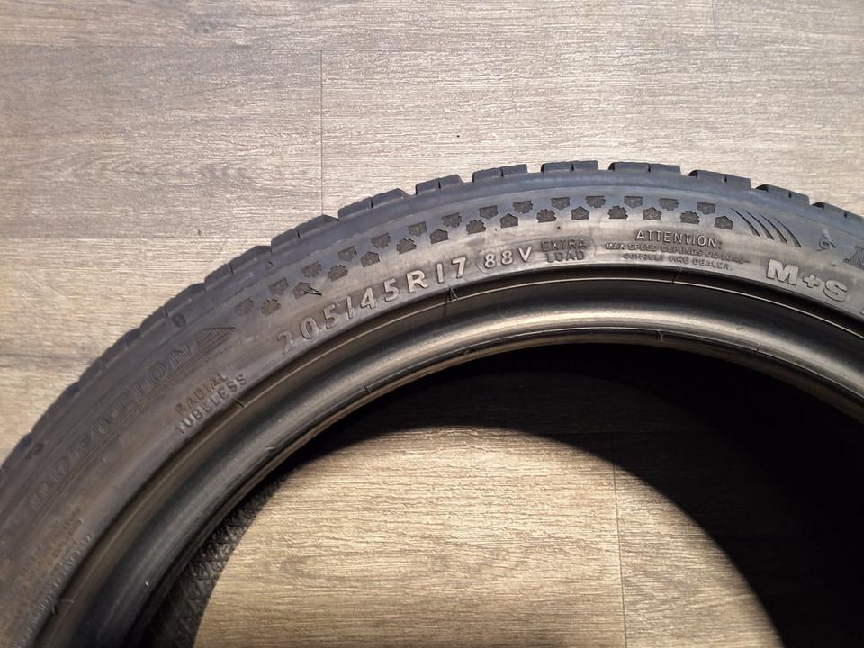 4 x 205/45 R17 88V Dunlop SP Winter Sport 4D RFT Winterreifen in Riedenburg