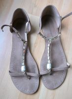 Francesco Milano Sandalette Riemchensandale mit Strass Gr 40 Bayern - Fürth Vorschau