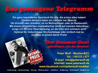 Peter Wulf - Das gesungene Telegramm mit Akkordeon Begleitung Niedersachsen - Söhlde Vorschau