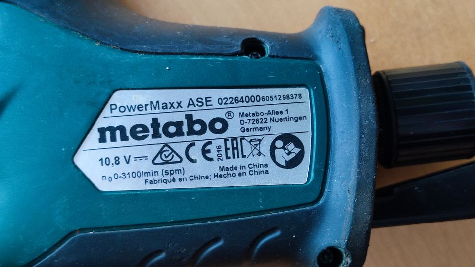 Metabo Akku-Säbelsäge PowerMaxx ASE Neupreis ca. 260€ in Frankfurt am Main