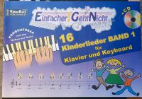 16 Kinderlieder Band 1 für Klavier und Keyboard Nordrhein-Westfalen - Winterberg Vorschau