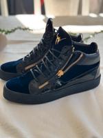 Guiseppe Zanotti Kris Sneaker Gr. 42 Navy/Schwarz Schleswig-Holstein - Wewelsfleth Vorschau
