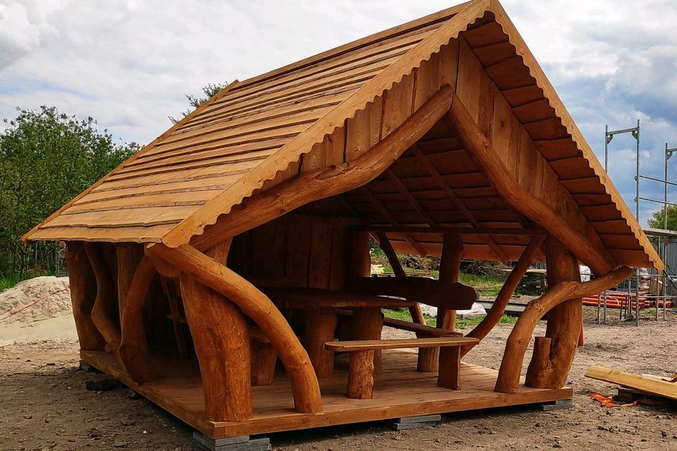 Gartenhaus 4,50 Meter, Hütte, Gartenpavillon, Feiernhaus in Aurach