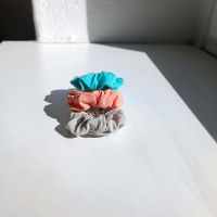 NEU Haargummi Scrunchie Apricot Türkis Grau Frühling 90s Friedrichshain-Kreuzberg - Friedrichshain Vorschau