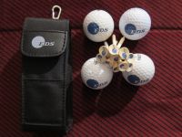 Golfball-Set EDS:  4 Golfbälle & 10x Tees & 1x Tasche Frankfurt am Main - Innenstadt Vorschau