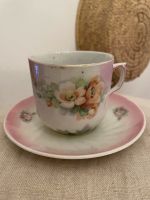 Seltene Kaffeetasse Jugendstil rosa Blüte brocante Baden-Württemberg - Remshalden Vorschau