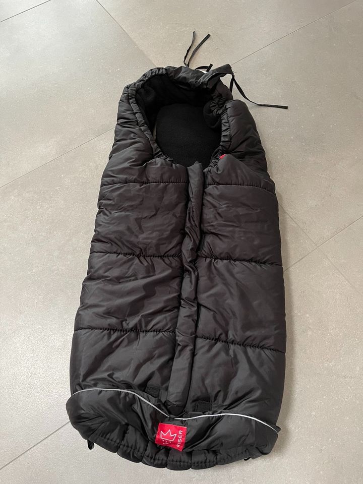 Kaiser Fußsack Naturfell Iglu Thermo Fleece in Calden