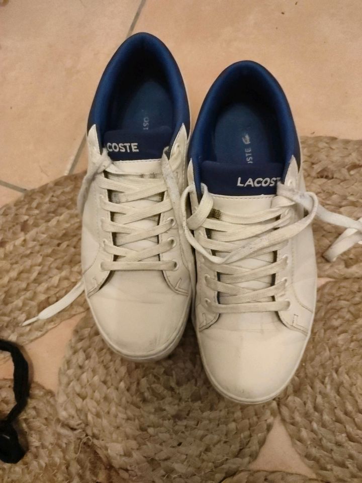 Lacoste Damen Sneaker weiß blau in Lünen