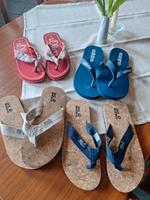Tolles Set Schuhe Flip Flops  Gr.38 u. 39 Adidas S. Oliver Jack Niedersachsen - Großefehn Vorschau