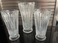 3 x Vase Glasvase DDR Pressglas Tischdekoration Retro Trio Sachsen-Anhalt - Wengelsdorf Vorschau