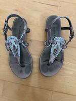 Sandalen Gr. 36 silber-grau von Marco Tozzi Bayern - Brunnen Vorschau