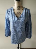 Boutique Italy Italia Bluse Langarm Puffärmel Floral blau M Bayern - Hallstadt Vorschau