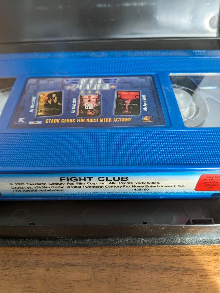 VHS Fight Club Film in Hamburg