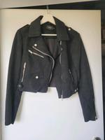 Lederjacke cropped in Wildlederoptik Bayern - Geretsried Vorschau