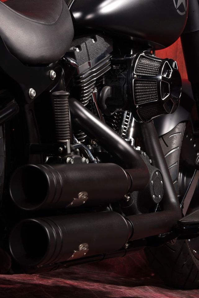 Harley-Davidson Fat Boy Special Umbau 260 Schwarz&laut Jekill in Steinheim