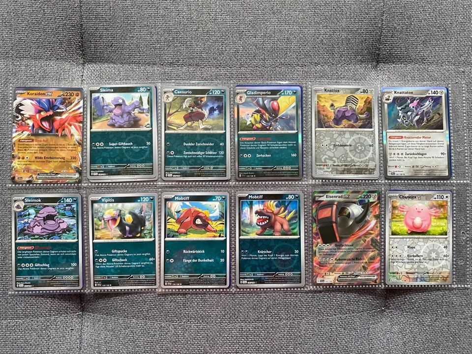 Pokemon Karmesin Purpur Masterset 1-198 komplett + Hits in Cottbus