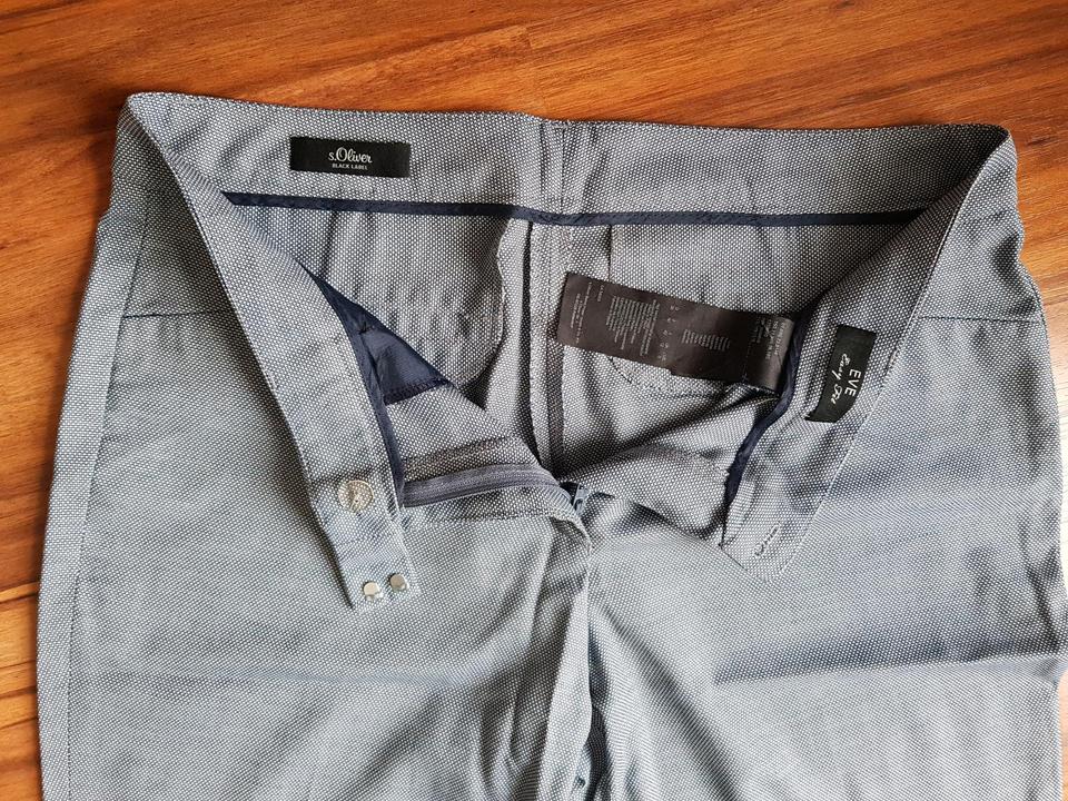Stoffhose Eve - Größe 38 - S.Oliver - Büro - blau - neuwertig in Hövelhof