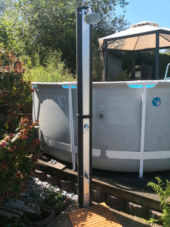 Garten SOLARDUSCHE mit Fuss Dusche oder GIESSSKANNEN HAHN in Heiligenhaus