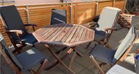 Gartenmöbel komplett mit Tisch, Stühlen und Sitzauflagen Thüringen - Jena Vorschau