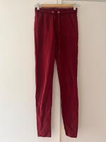 Bordeauxrote Jogginghose Leggings zum Kordelzug Bershka S 36 Hessen - Fuldatal Vorschau