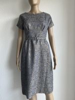 1950er Vintage Damen Kleid Brokat | Größe 34 | gold & taubenblau Bayern - Waltenhofen Vorschau