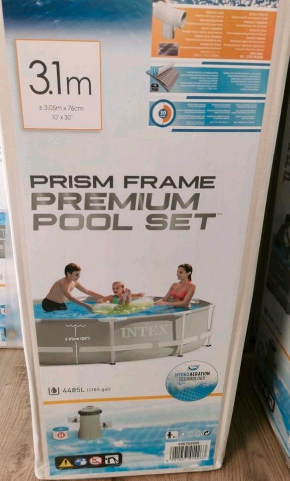 *Neu* Intex Prism Frame Premium Pool 305x76 inkl Pumpe in Dülmen