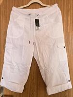 neu weiße 3/4 Krempelhose Caprihose Schlupfhose kurze Hose Gr. 40 Thüringen - Zeulenroda Vorschau