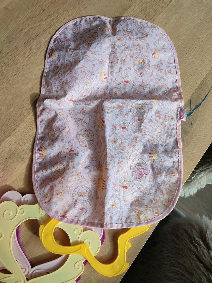 Original Baby Born Set Toilette Töpfchen Tasche Wickelunterlage in Pforzheim