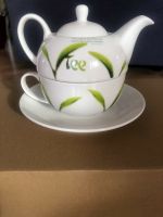 Tee-Set bestehend aus Teekanne und großer Teetasse + Unterteller Hessen - Heusenstamm Vorschau