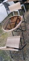 Bistro Set / Balkon Set Rattan mit Glastisch Hessen - Seligenstadt Vorschau