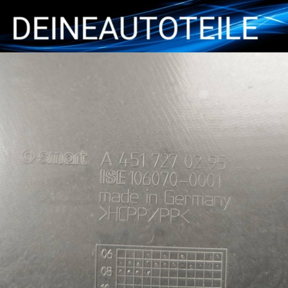 Smart ForTwo 451 Türverkleidung Rechts Beifahrertür A4517200070 in Berlin