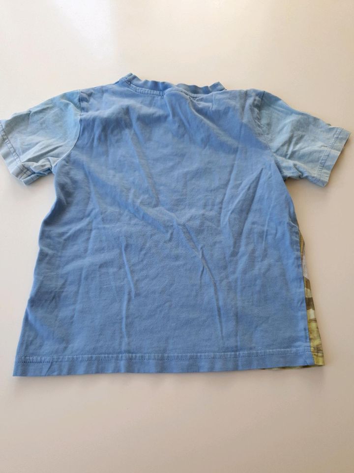 T-Shirt, Topolino, Gr. 110 hellblau, Surf-Motiv in Krefeld