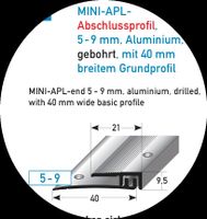 Übergangsprofil Fussboden Vinyl Laminat Abschlussprofil Thüringen - Hildburghausen Vorschau
